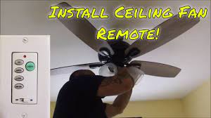 How to Install a Concord Ceiling Fan Remote Control?